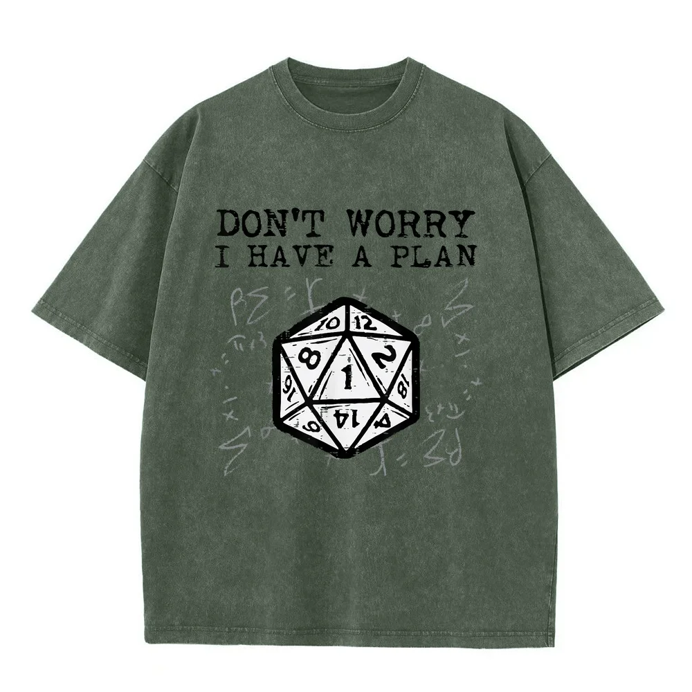RPG Gamer Dont Worry I Have Plan Funny Men Boys Kids T-Shirt New In Tops & Tees High Quality Short Sleeve Camisetas Cotton T