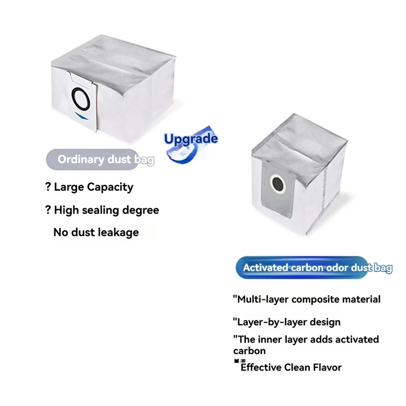 B83B-18Pcs Ultra Durable Accessories For Ecovacs T50 PRO Sweeper Accessories