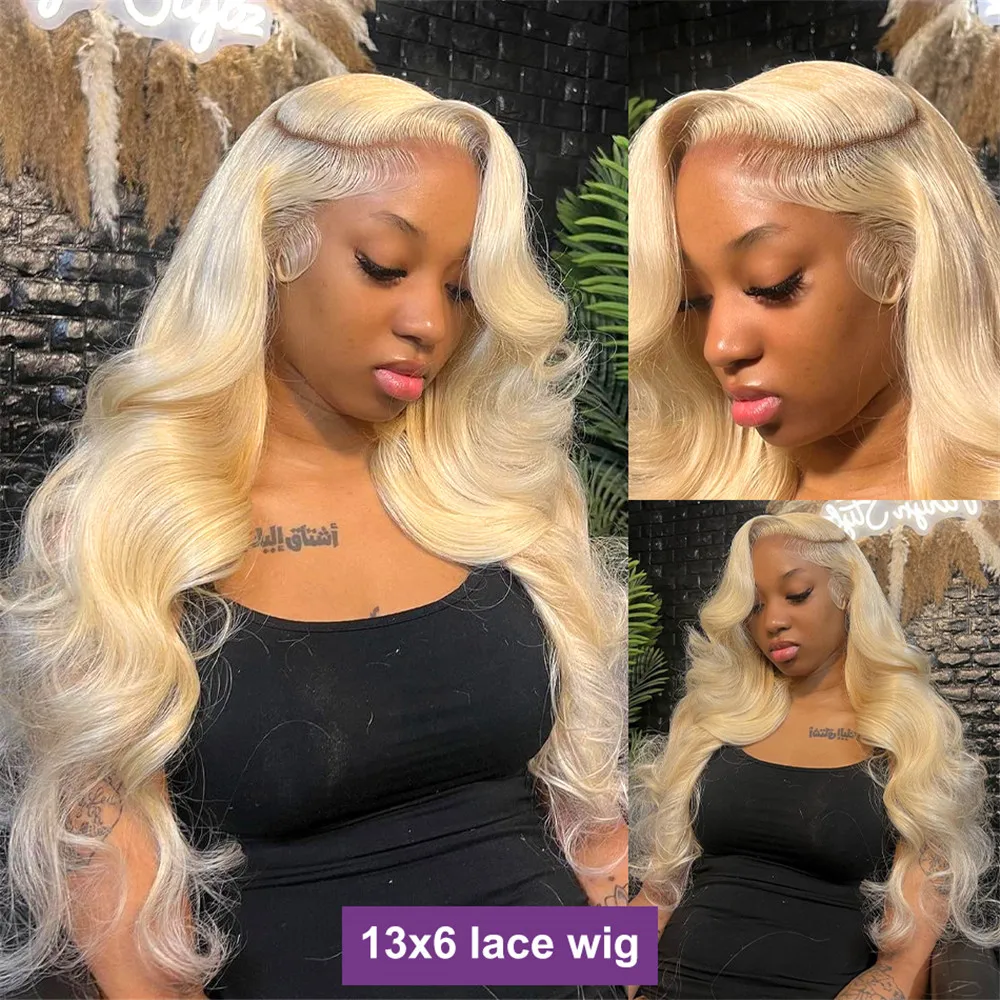 30 Inch 613 Hd Lace Frontal Wig Human Hair 13x6 Lace Frontal Wig Blonde Body Wave Lace Front Human Hair Wigs For Women