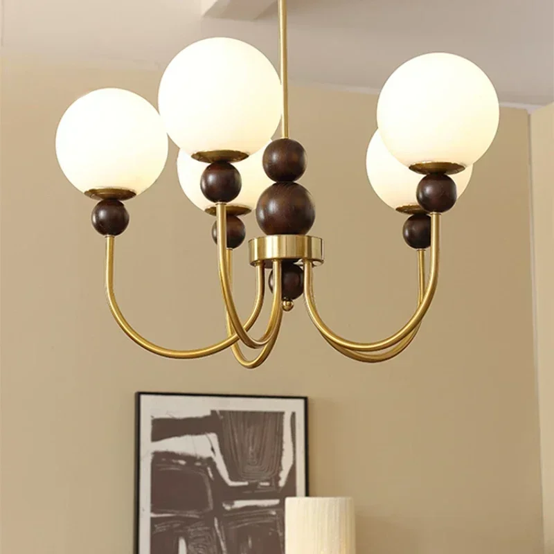 

Modern Led Chandelier Retro Cream Home Design Fixture Bedroom Study Restaurant Cafe Shop Hotel Pendant Light Indoor Hanging Lamp