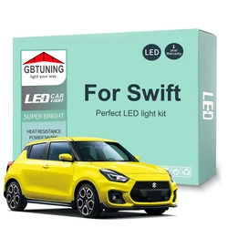 7Pcs Canbus LED Kit lampadina interna per Suzuki Swift per Swift Sport 2018 2019 2020 2021 2022 2023 lampada da lettura per auto