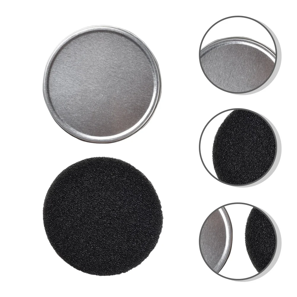 3 مجموعات من علبة تنظيف الفرش، منظف فرشاة المكياج الإسفنجي الأسود لظلال العيون وأحمر الخدود ومستلزمات المكياج السريعة الجافة للسفر