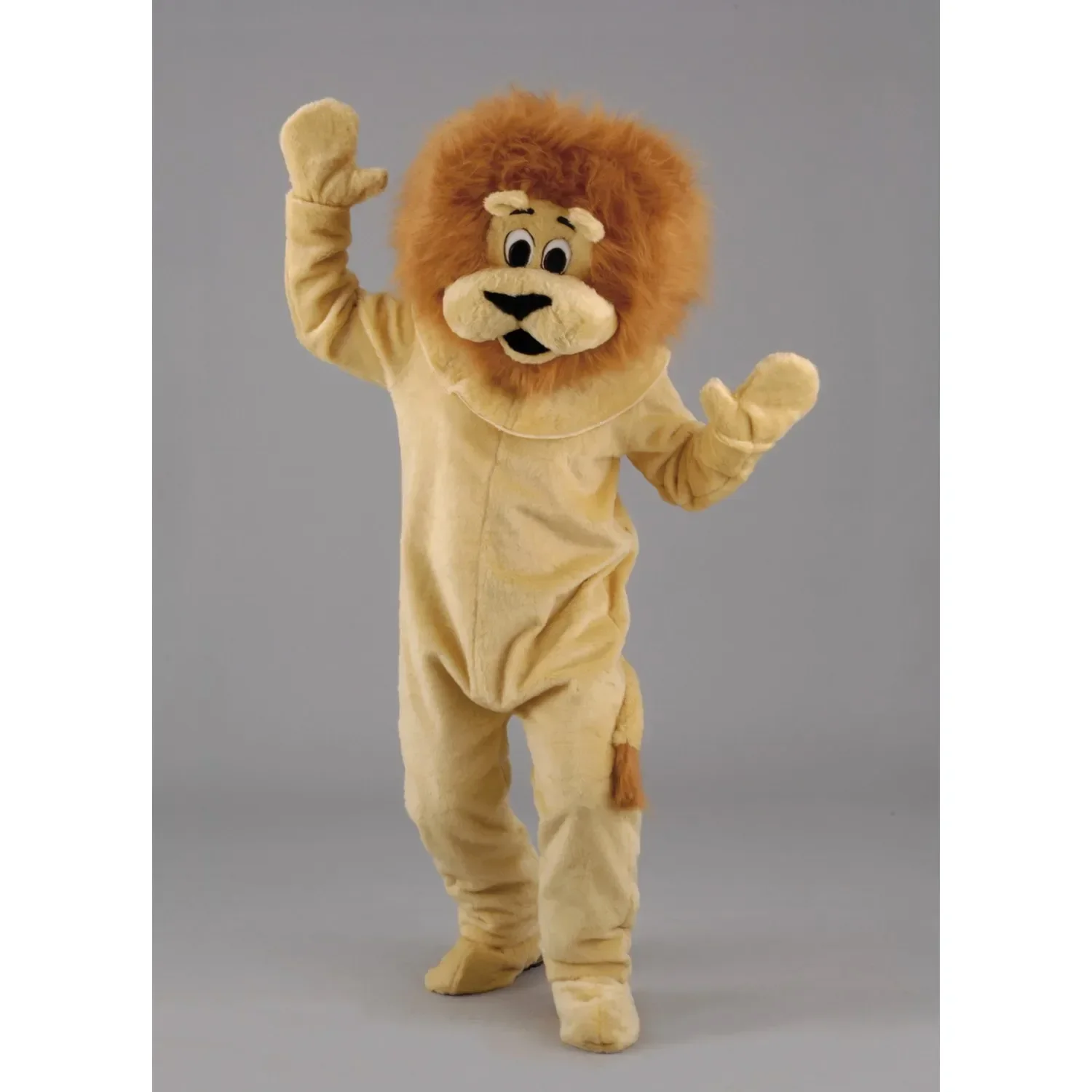 

Long hair Brown Lion Mascot Costume Animal Cosplay Fancy Dress Halloween Carnival Party Event Adults Adverting outfits