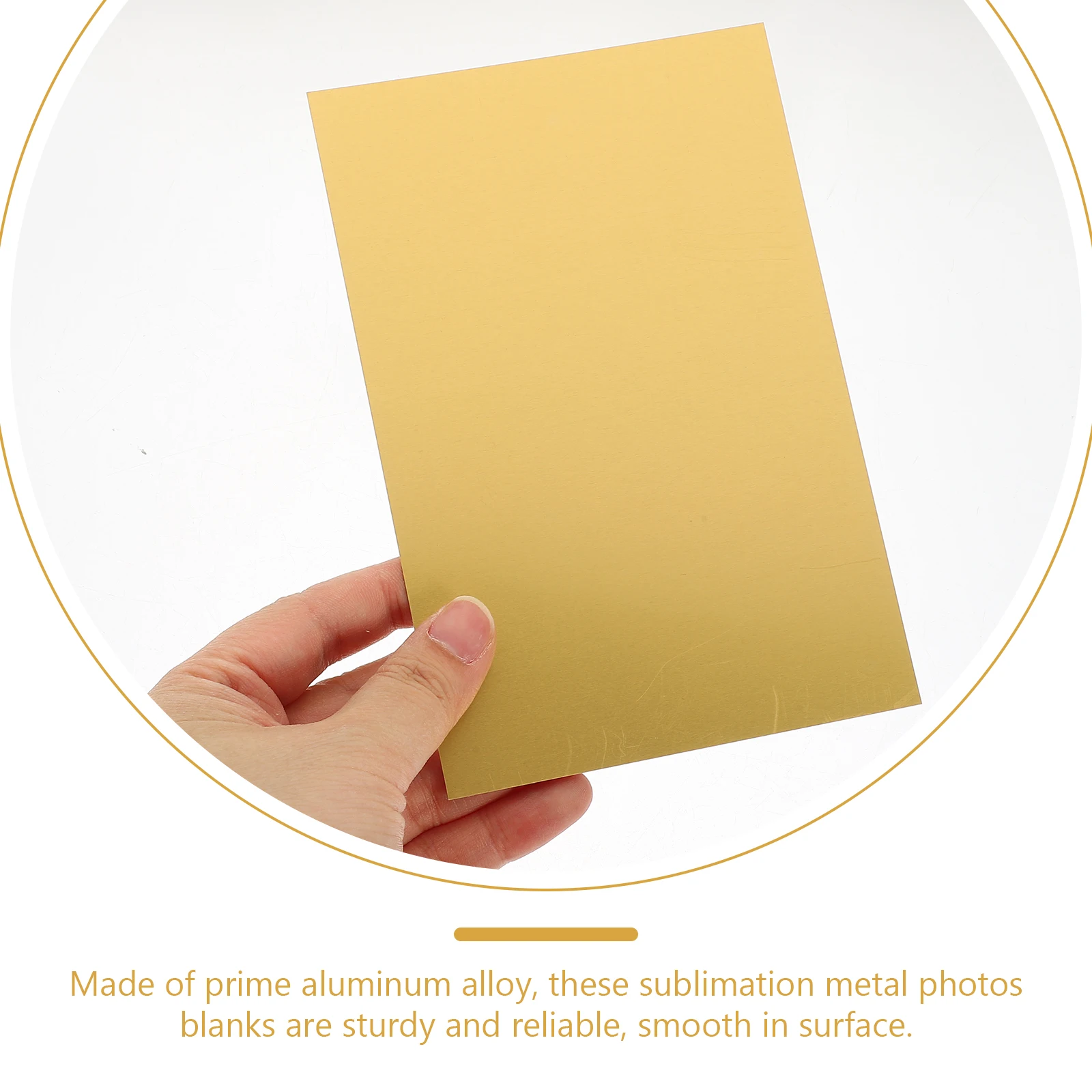 

10Pcs Aluminum Sublimation Blank Sheets Metal Boards Durable Safe for Photo Printing Wedding Baby Christmas Gift Metal