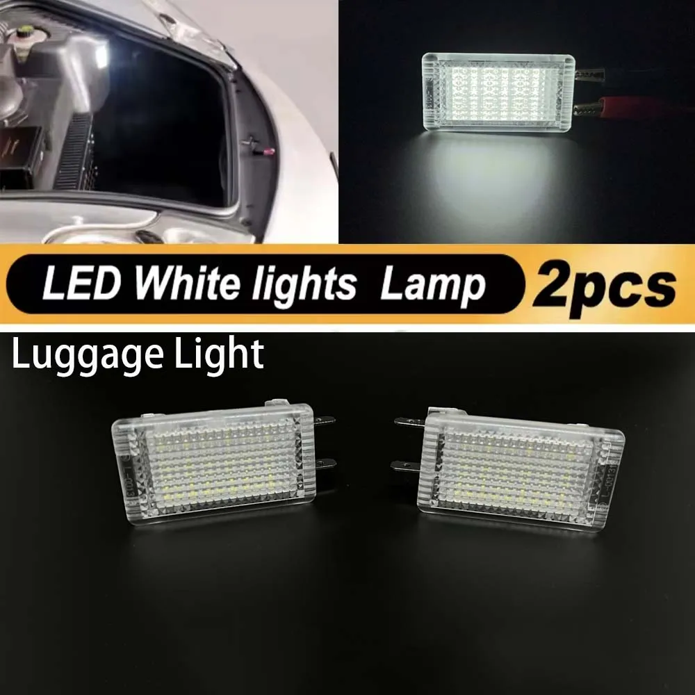 2pcs LED Luggage Boot Compartment Trunk Light For Porsche 911 Carrera 964 993 996 997 GT3 Boxster 986 987 Cayman