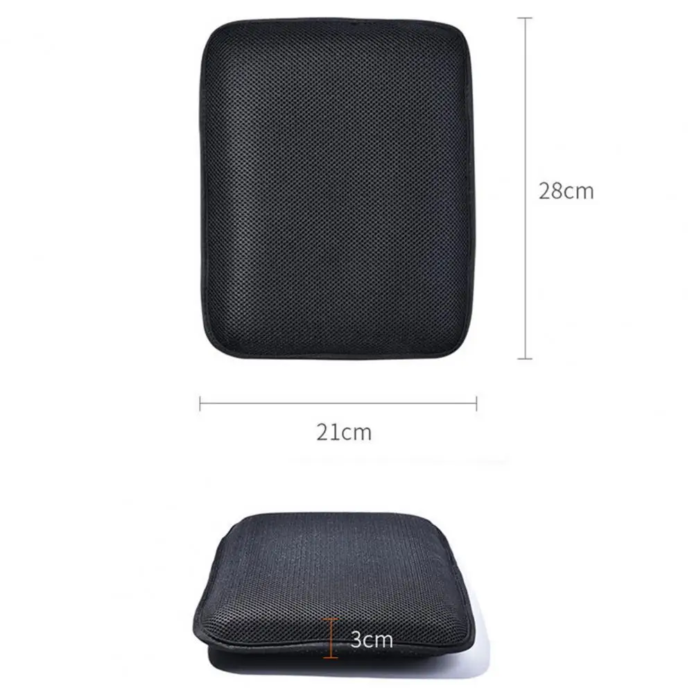 Motorcycle Gel Seat Cushion 3D Honeycomb Structure Breathable Anti-skid Shock Absorbing Motorcycle Gel Seat Pad for Long Rides