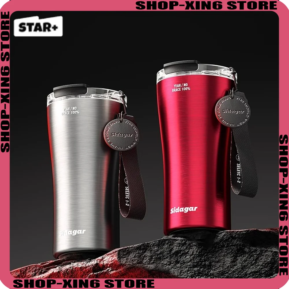

Sidagar Coffee Cup with Insulation and Cooling Ceramic Inner Pot Stainless Steel Double Drinking Cup Car Accompanying Water Cup