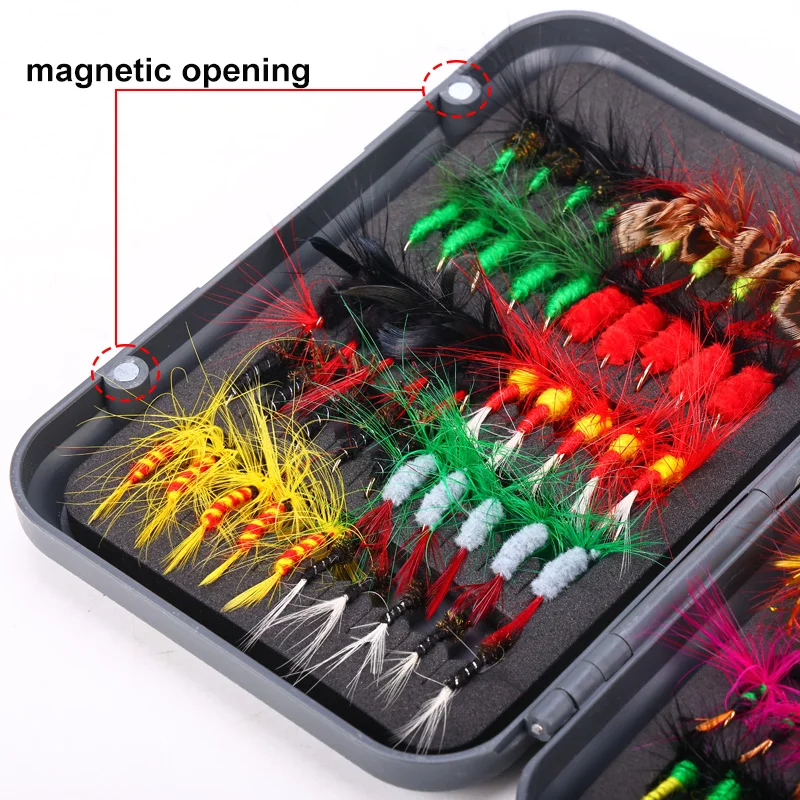 Anzuelos para pesca con mosca WEIHE – Microcebo para ríos - imagen 4