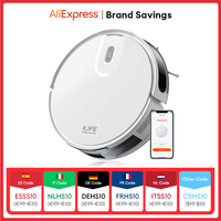 ILIFE V20 Robot Vacuum Cleaner, 5000Pa suction, SOF LiDAR Smart Navigation, APP Control, Customizable cleaning, Self charging