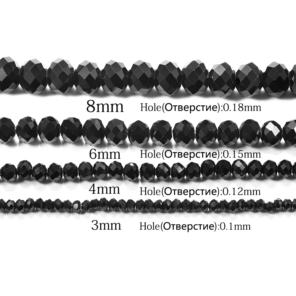 300pcs Round Crystal Glass Beads Color Loose DIY Craft Bracelet, Necklace Jewelry Making, 4mm 6mm 8mm image 5
