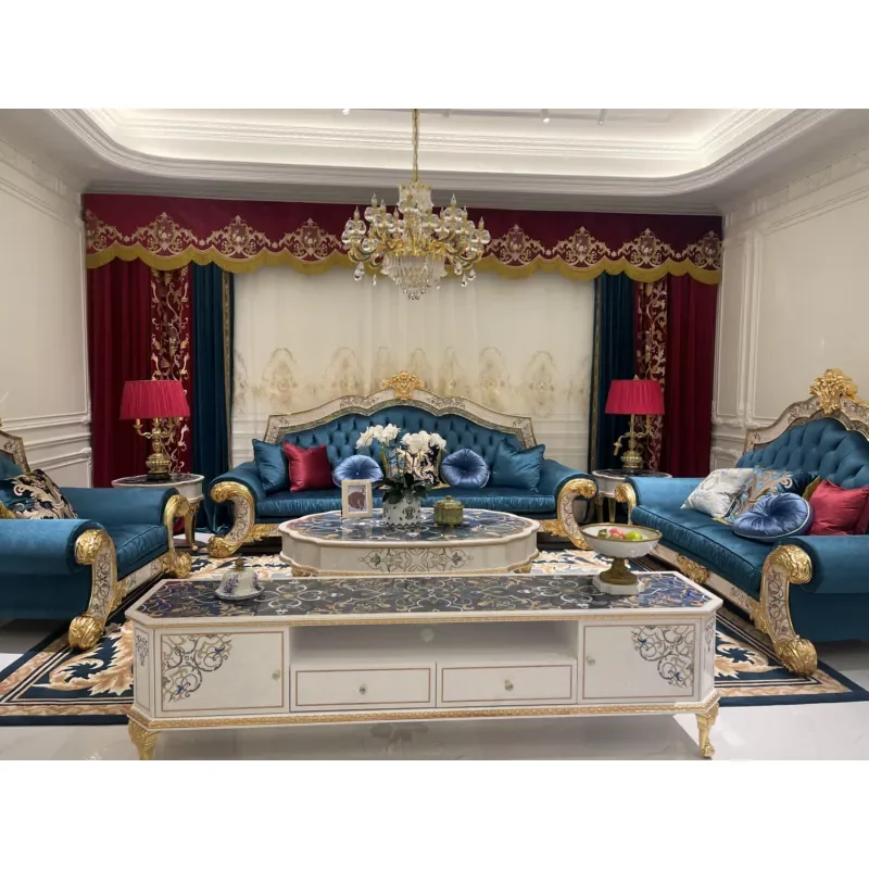 #Hot Selling High End Hotel Living Room Sofa Customized High Quality Durable Handmade Sofa Set