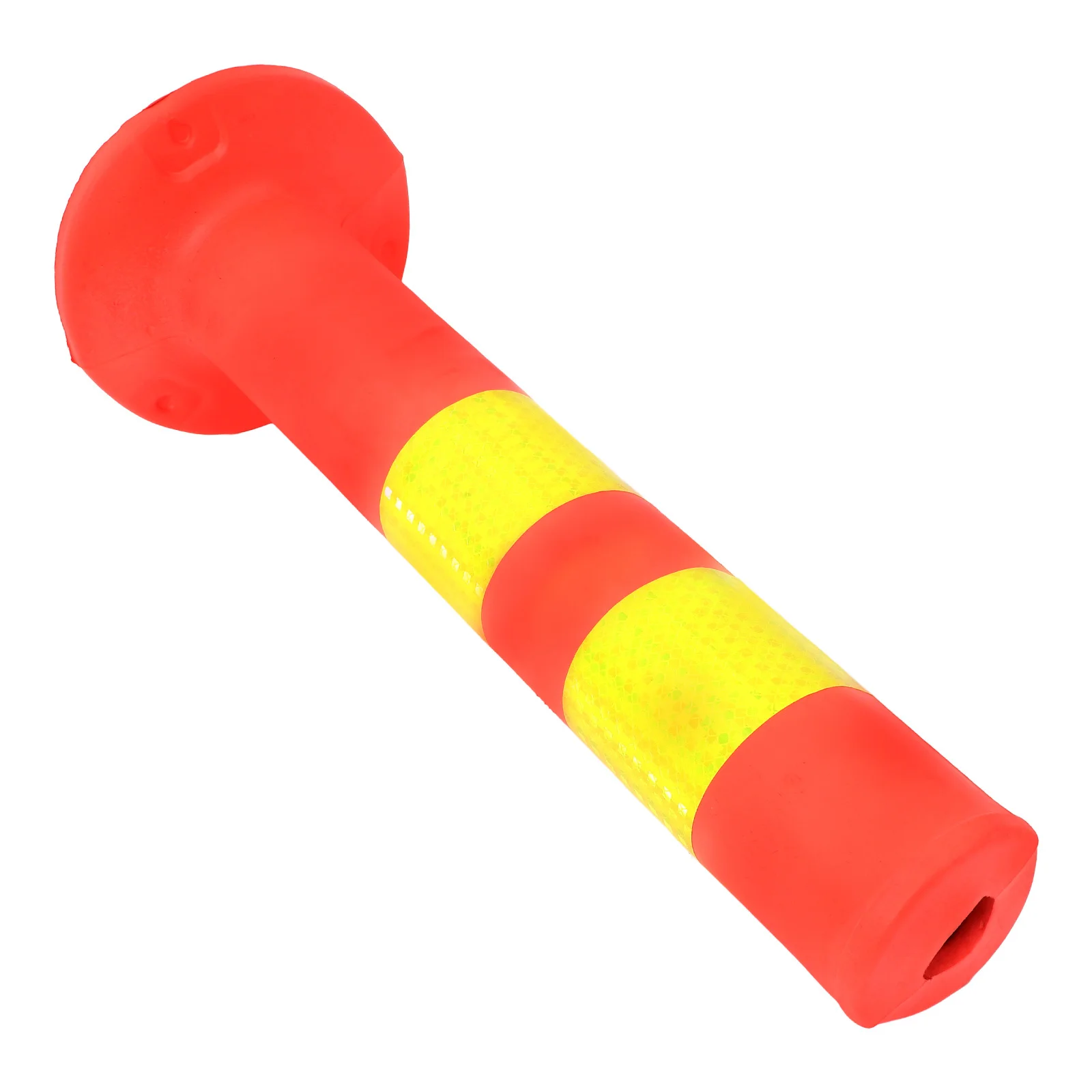 Warning Column Solid PU Material 45cm Garage Parking Assist Safety Barrier Durable Traffic Cone Reflective Parking Stop