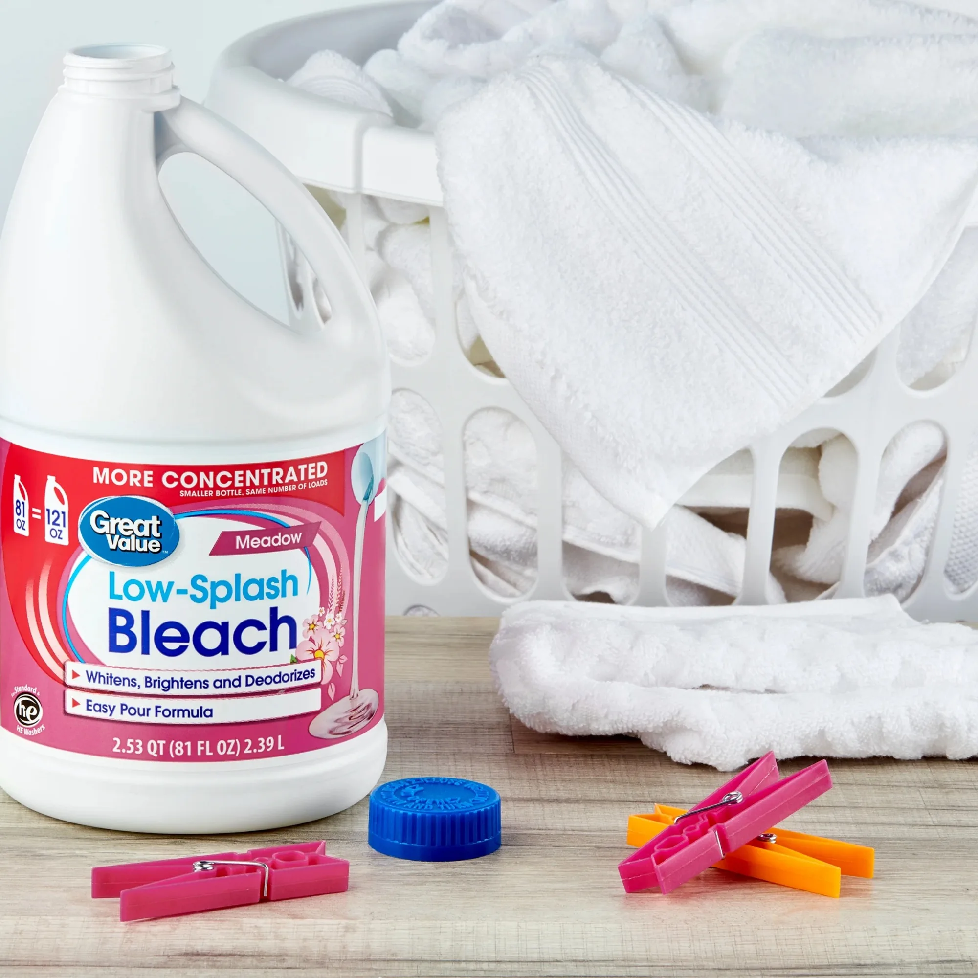 (paquete de 3) Bleach, aroma de pradera, 81 fl oz