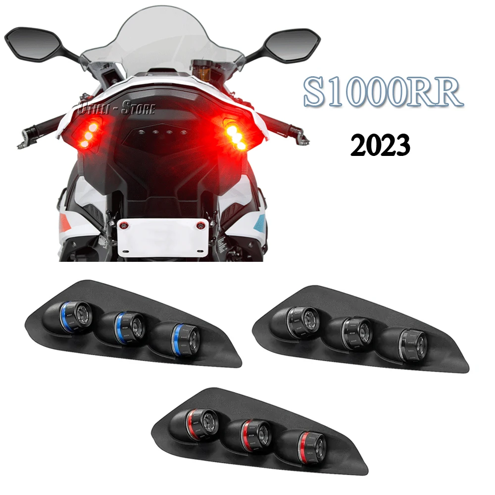 

For BMW S1000RR Motorcycle Rear Turn Signal Flasher S1000 RR Rear Light LED Turn Signal S 1000 RR 2023 - 6 Led Lamps Accessories