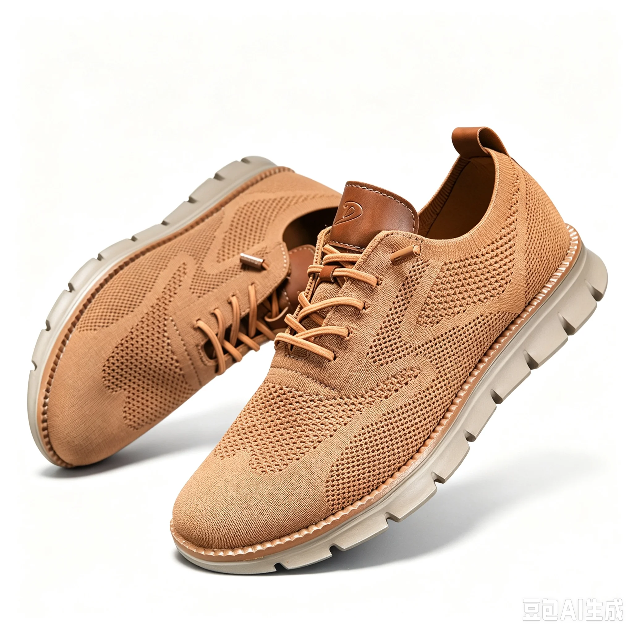 Men's Knit Brogue Shoes Breathable Flying Woven Dress Sneakers Lightweight Casual Business Walking Shoes Big Size 50 51 52 53 54