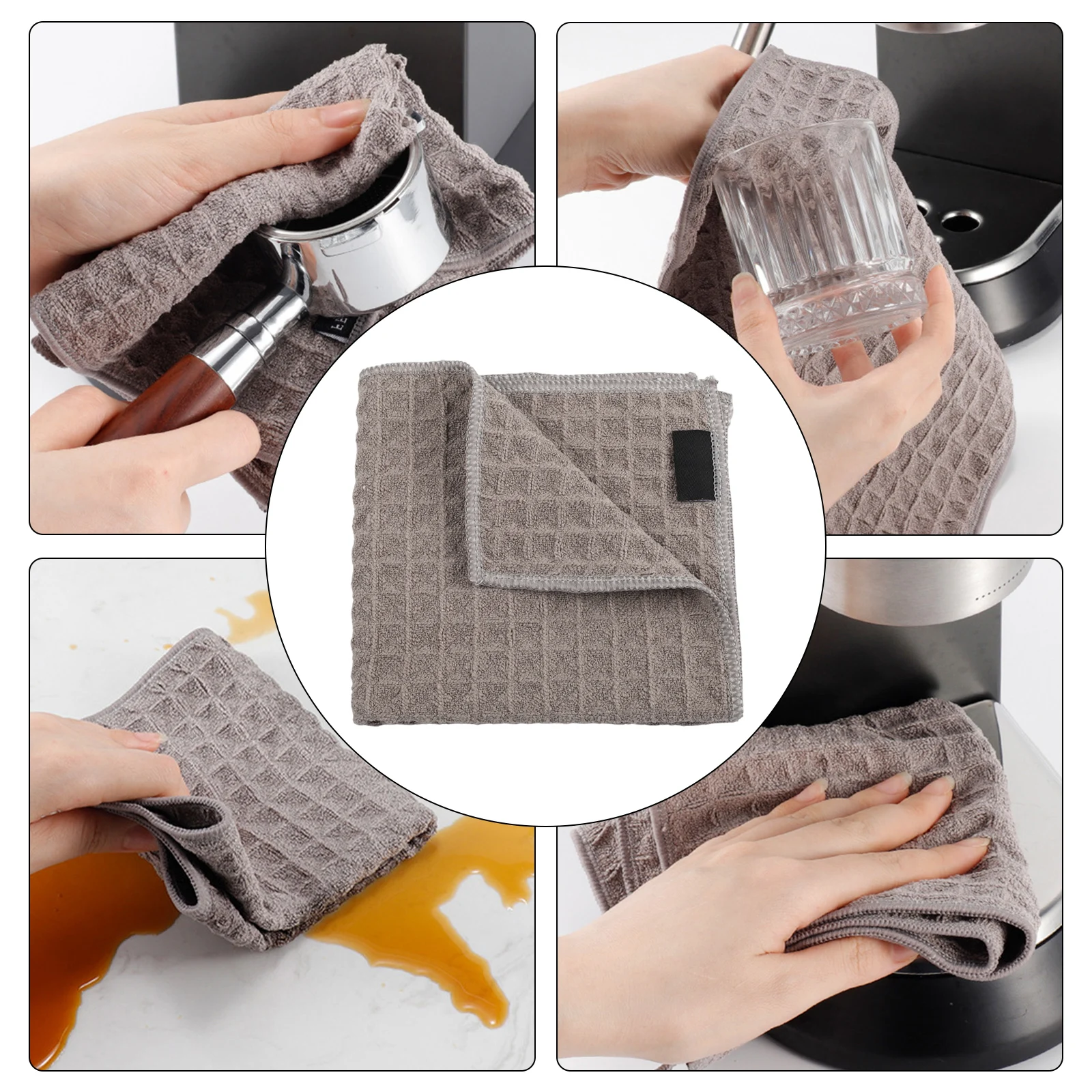 Convenient Lightweight High Quality Cleaning Cloth Rags Washing 30cm Cotton For Coffee Machine Kitchen Gadgets