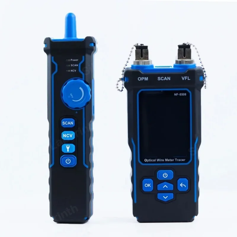 NF-8508 Network Cable Tester LCD Digital Rechargeable Network Line Finder Wire Tracker PoE Checker Optical Wire Meter