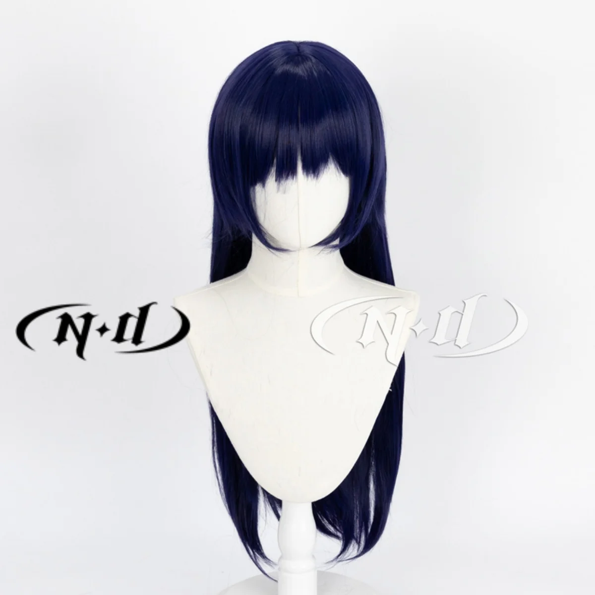 أنيمي الحب يعيش!! شعر مستعار طويل من أومي سونودا ، شعر مستعار أزرق وأسود ، إكسسوارات زي تنكري ، حفلة تجميع ، شعر مستعار مقاوم للحرارة