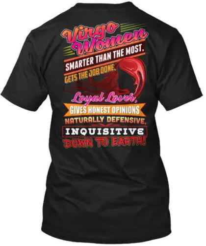 Virgo Women Smarter Than The Most Gets Job Done T-Shirt Made in USA S to 5XL