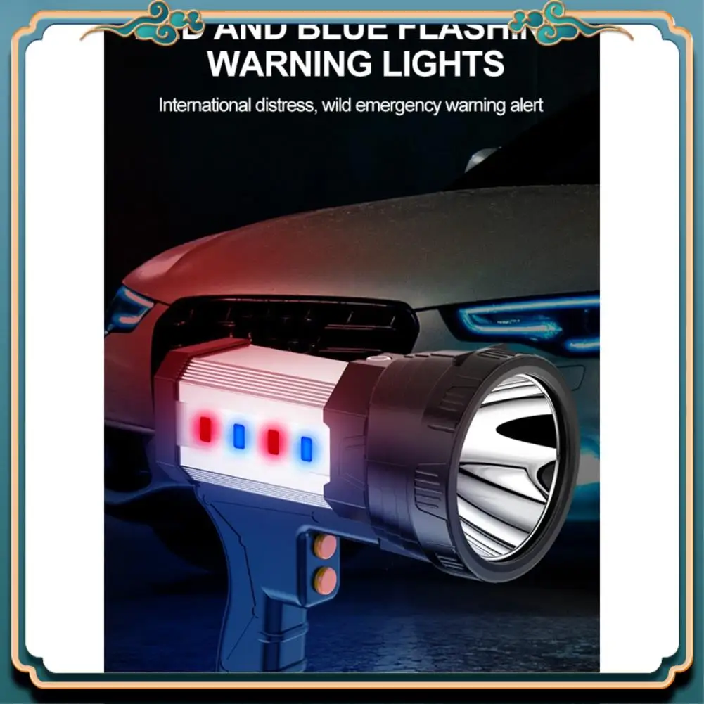 

Latest Superbright Spotlight Handheld Flashlight Rechargeable 18650 Battery Included 3 Mode Light USB Power Charger