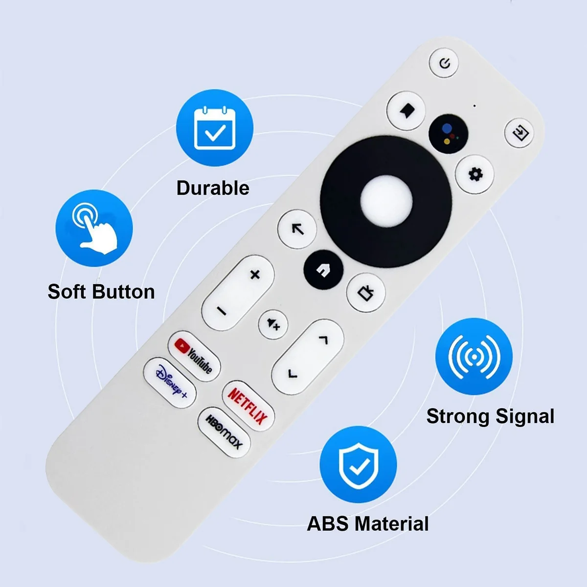 Replace Voice Remote Control for MECOOL/ONN KM2 for KM2 Netflix YouTube 4K Certified Voice Android TV Box