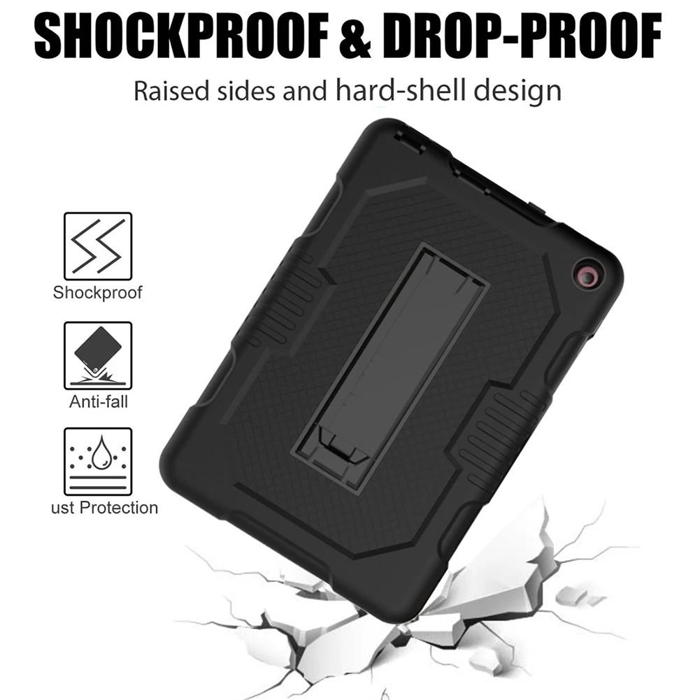 Funda de silicona para tableta Kindle Fire HD 8 2020, cubierta dura de alta resistencia para niños, Funda para Kindle Fire HD8 Plus 2020