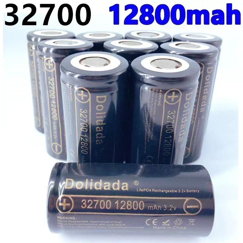 Marca original 32700 12800mAh 3,2 V lifepo4 batería recargable profesional batería de fosfato de hierro y litio