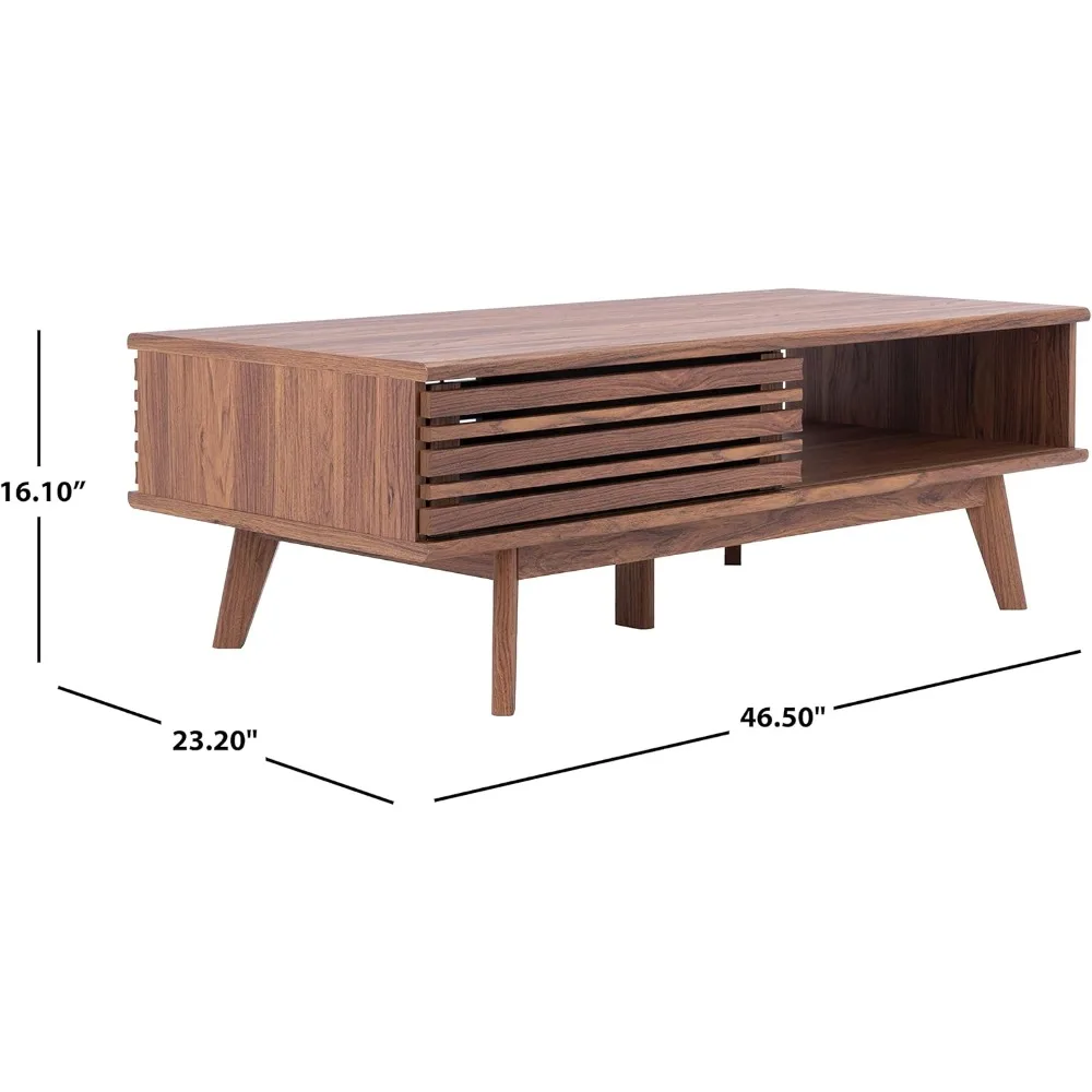 هوم كوليكشن روري اخروت رف واحد (46 واط × 23 د × 16 ساعة) طاولة قهوة #3