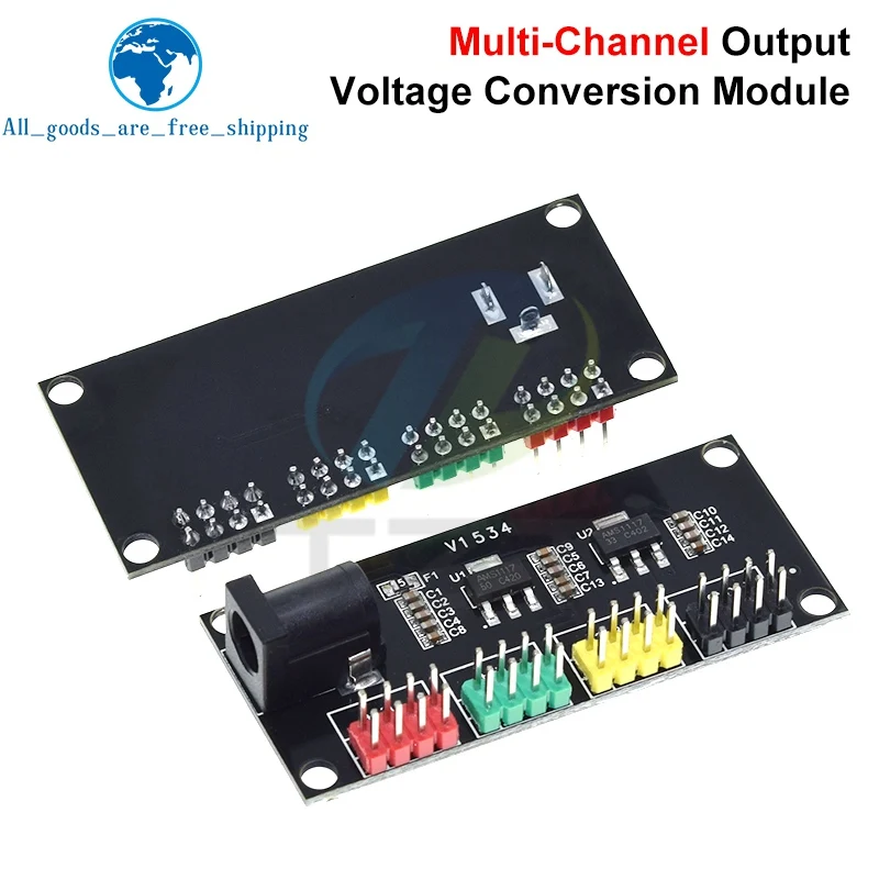 1/3PCS DC-DC 12V to 3.3V 5V 12V Multi-channel Output Voltage Conversion Module Power Module