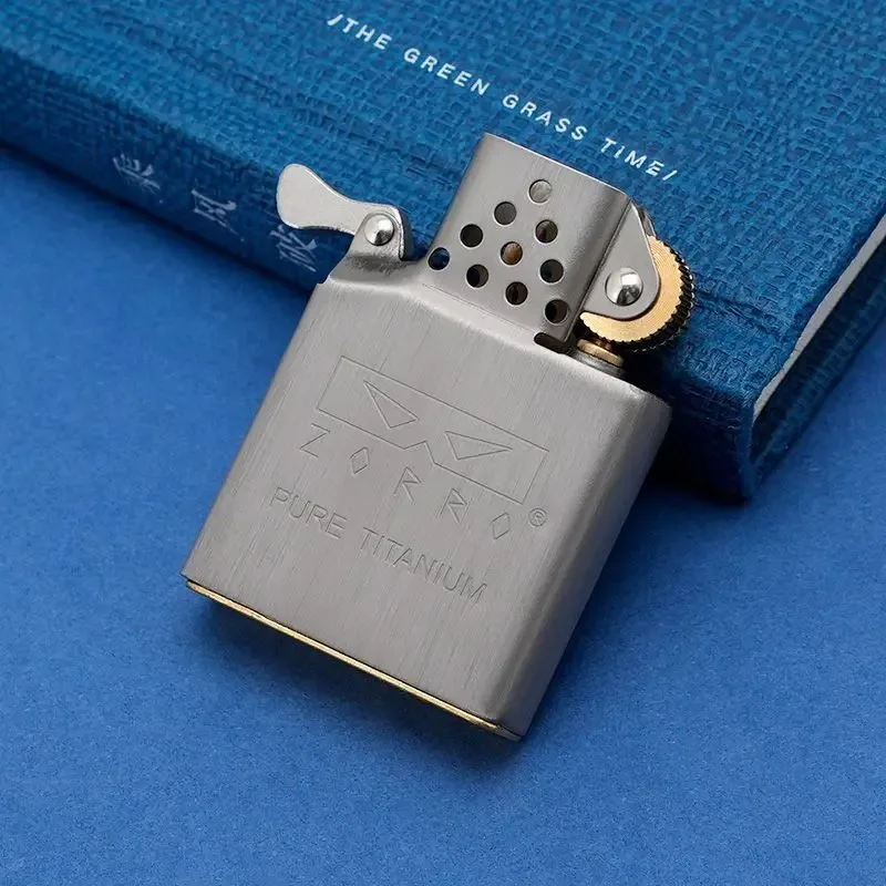 ZORRO Second-generation Pure Titanium Lighter Movement, Upgraded Marble Inner Liner, Lighter Universal Accessories
