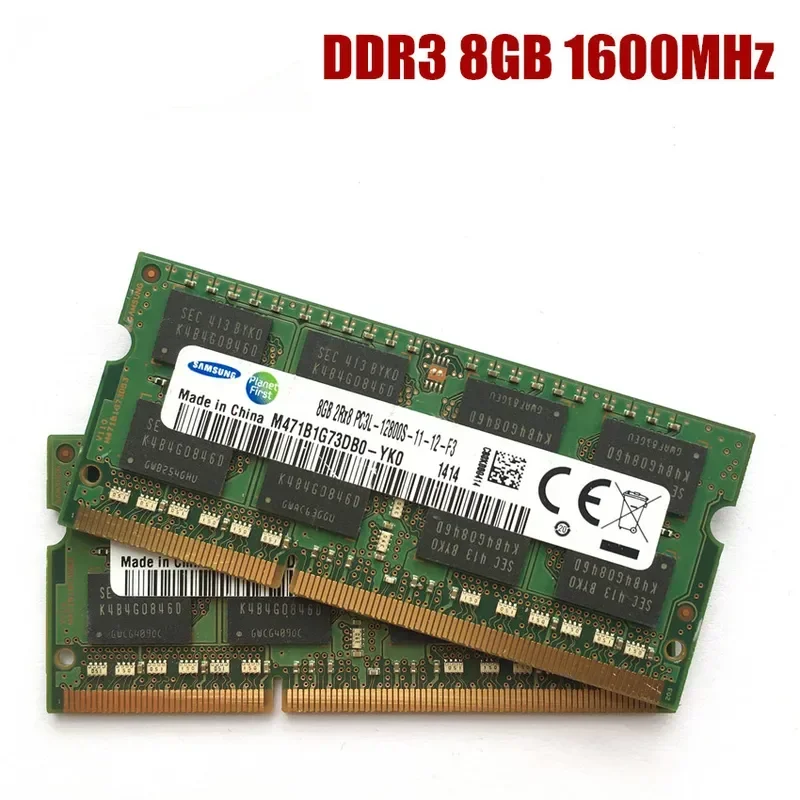 Samsung DDR3 1GB 2GB 4GB 8GB 1066 1333 1600 MHz PC3 PC3L 8500S 10600S 12800S Laptop memory notebook RAM