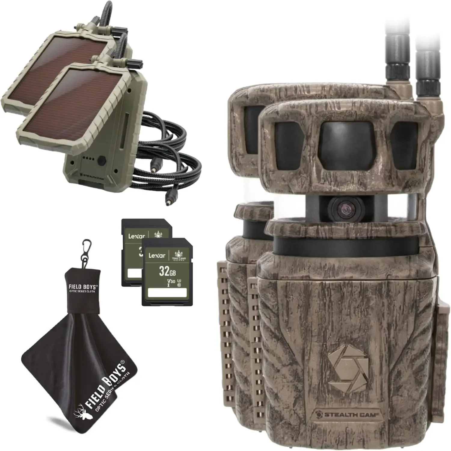 36MP Trail Camera with 1080P HD Video at 30 FPS, 0.4 Sec Trigger Speed, 360° Panoramic View, Built-in GPS