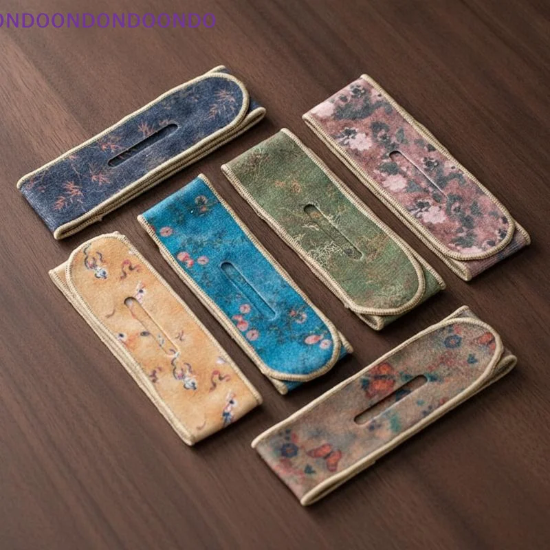 Bump Proof Plush Tea Set Protective Cover Flower Pattern Anti-Drop Soft Teapot Storage Sleeve for Home Kitchen Countertop