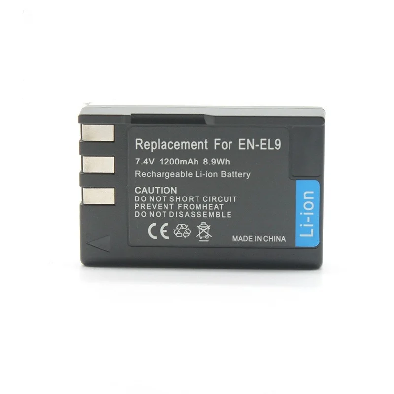 EN-EL9 EN-EL9a EN EL9 Li-ion Camera Battery Pack For Nikon D40 D40x D60 D3000 D5000 Digital SLR Cameras USB Battery Charger