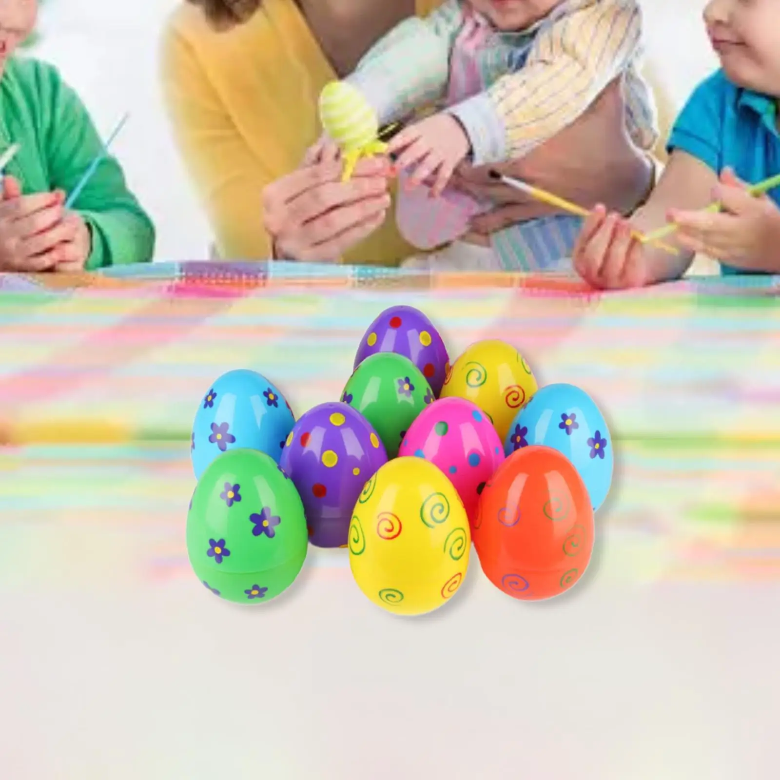 10 Pieces Fillable Easter Eggs Dinosaur Easter Eggs for Classroom Rewards Carnival Prizes Easter Party Easter Egg Hunt Children