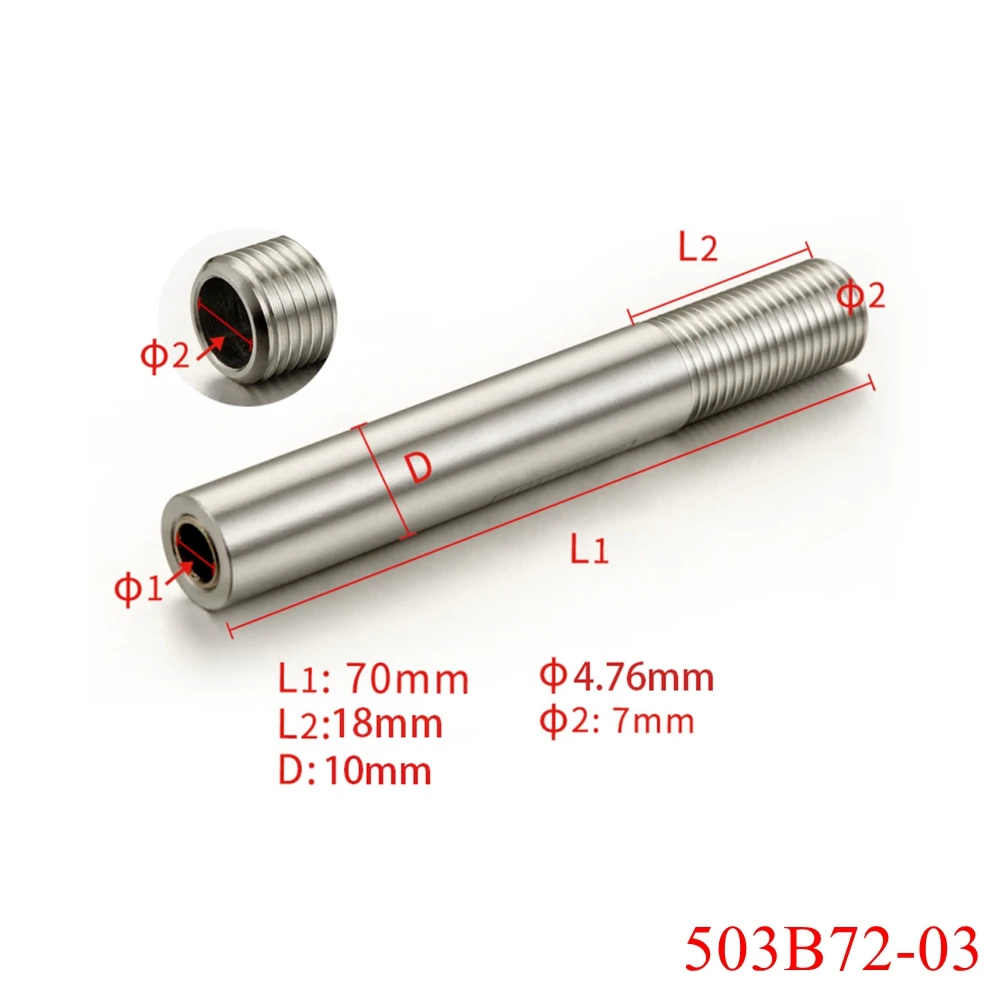 Pièces d'origine TFL! Tuyau d'échappement pour Stinger en aluminium 4.76mm x 75mm pour TFL 1125 / 1126 Patron Saint /1129 bateau de fête de loisir