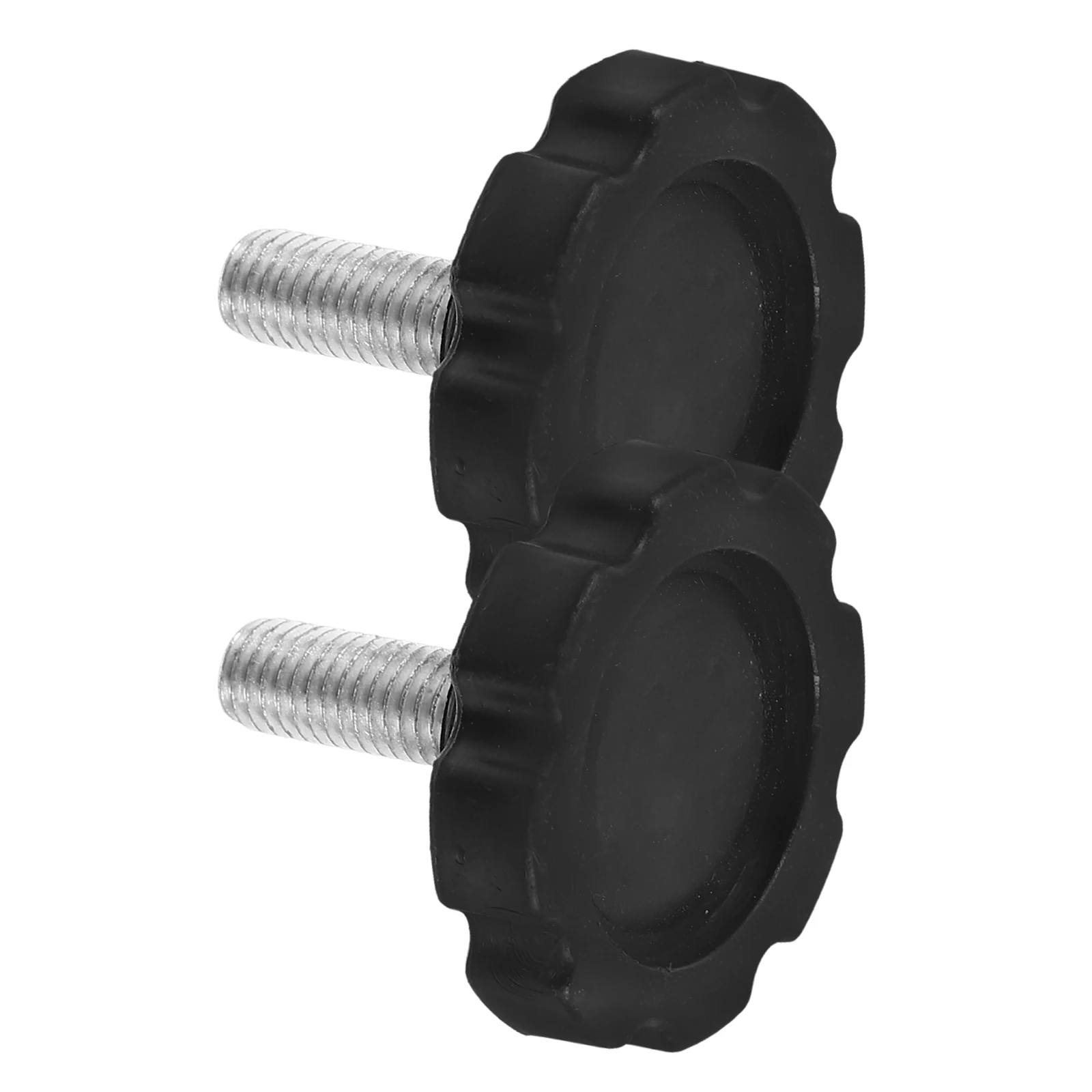 2 Pcs Foot Screws Patio Umbrella Part Knob Threaded Plastic Steel Parasol Replacement