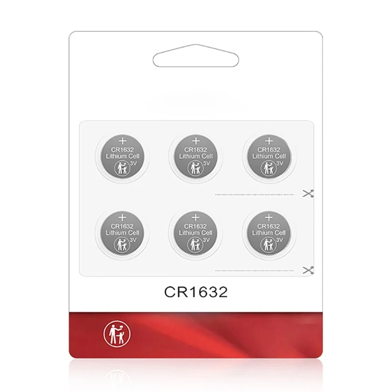 A9LC Button Lithium Batteries, CR1632 Lithium Cell 3V, 7 Year Shelf Life, A Long-lasting, Leak-free