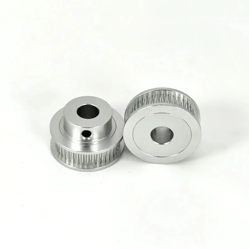 High Performance Industrial Silver Synchronous Pulley Assembly Stainless Steel CNC Machining Broaching Set