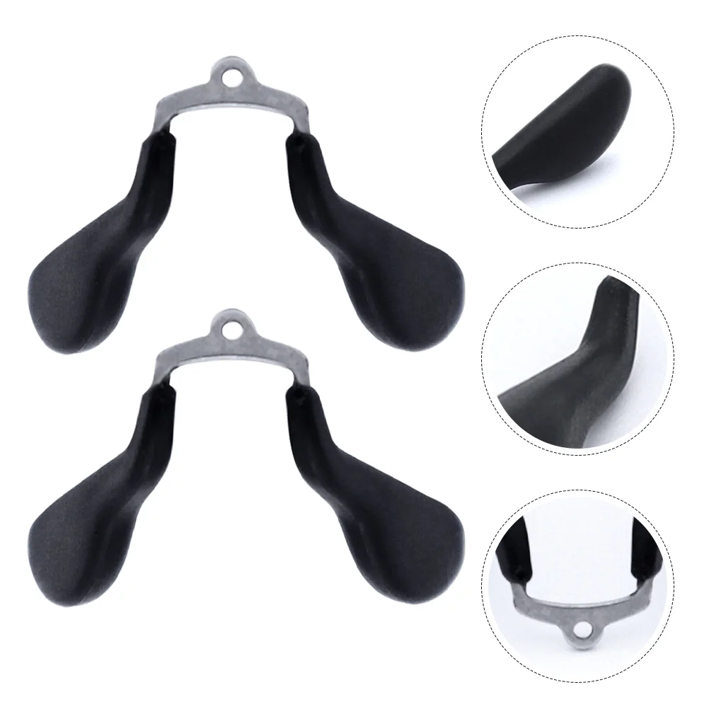 

2 Pcs Glasses Nose Pad Bracket Eyeglass Replacement Cover for Mat Flexible Pads Cushion Silicone Metal Child Eyeglasses Support