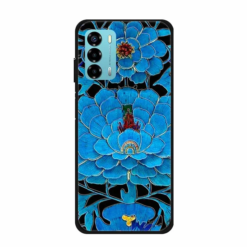 Reliëf Geverfde Telefoonhoesjes Voor Zte Blade V40 Vita Case Zachte Siliconen Hoes Para Blade V40vita 8045 Protector Shell Reliëf Capa