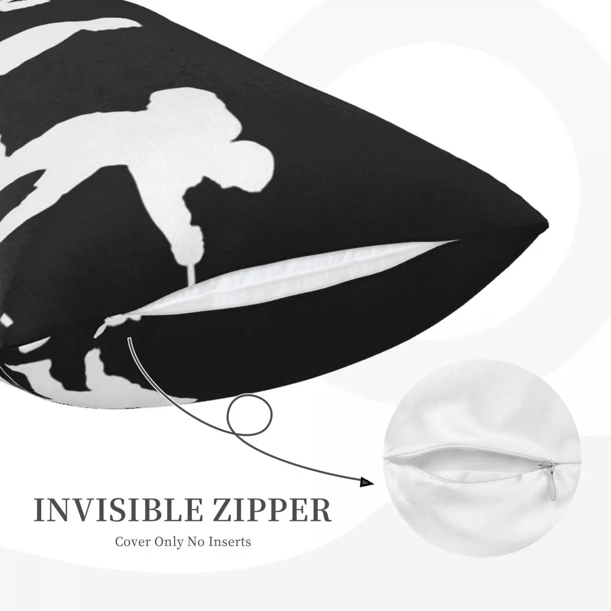 Evolution Hockey Rectangle Pillowcase Cushion Cover Decorative Bedroom Bed Home Comfort Throw Pillow