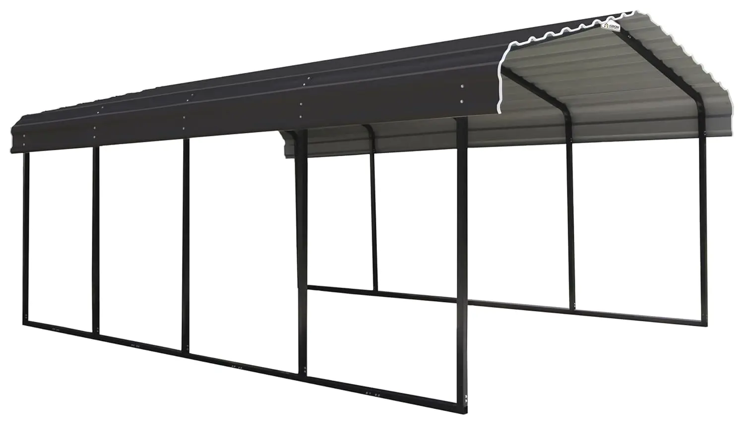 

12x20x7ft Heavy Duty Galvanized Steel Multi-Use Shelter Carport Outdoor Storage Charcoal Customized