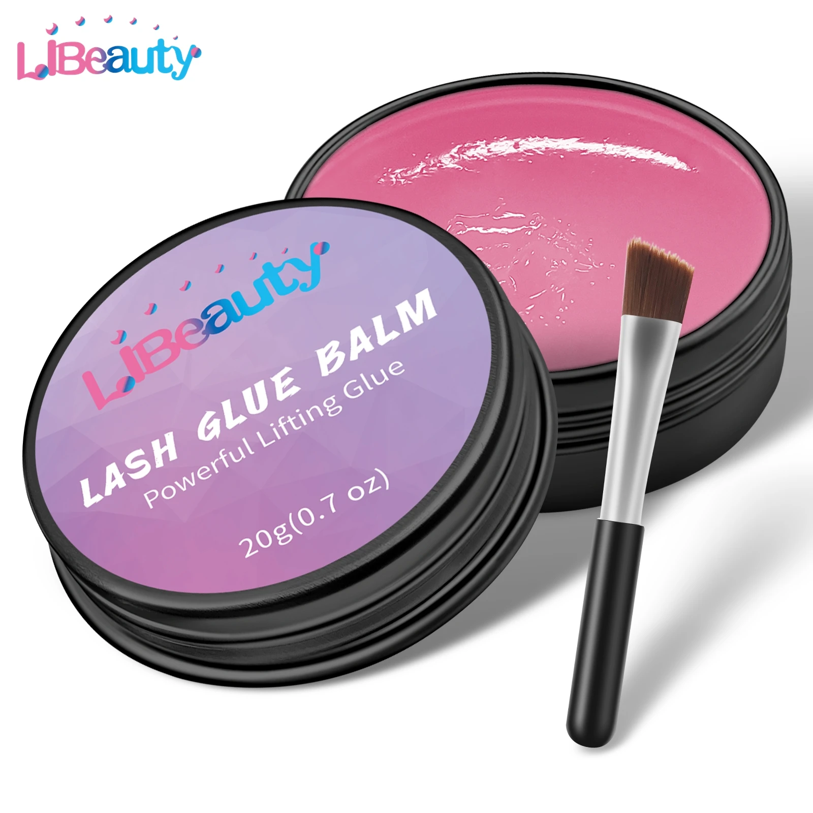 Libeauty 20g Korea Solid Eyelash Lift Glue Fixing Adhesive Non-irritating Fragrant Eyebrow Solid Glue Lifting Lashes Balm Tool