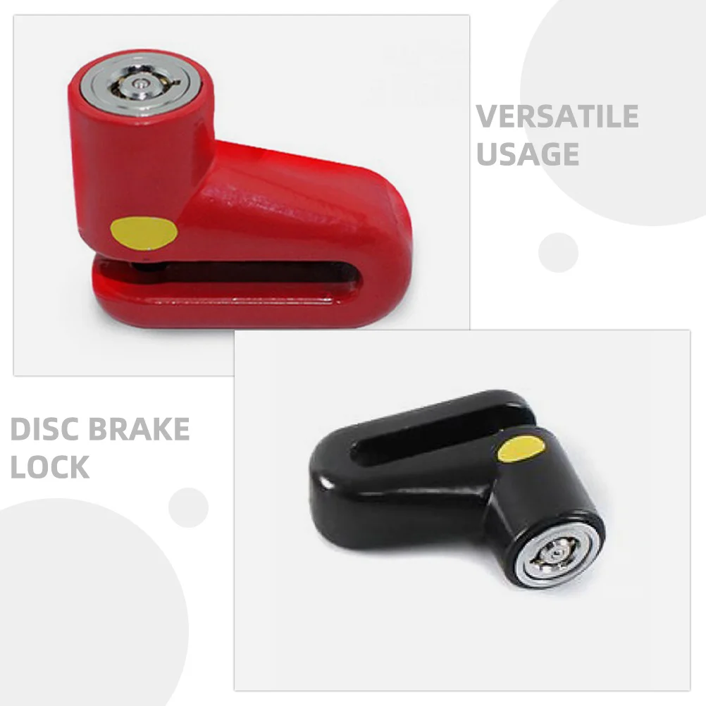 

2 Pcs Mini Disc Brake Lock Anti Theft Bike Security Motorbike Disk for Motorcycles Alloy Other Accessories Handlebar Anti-theft