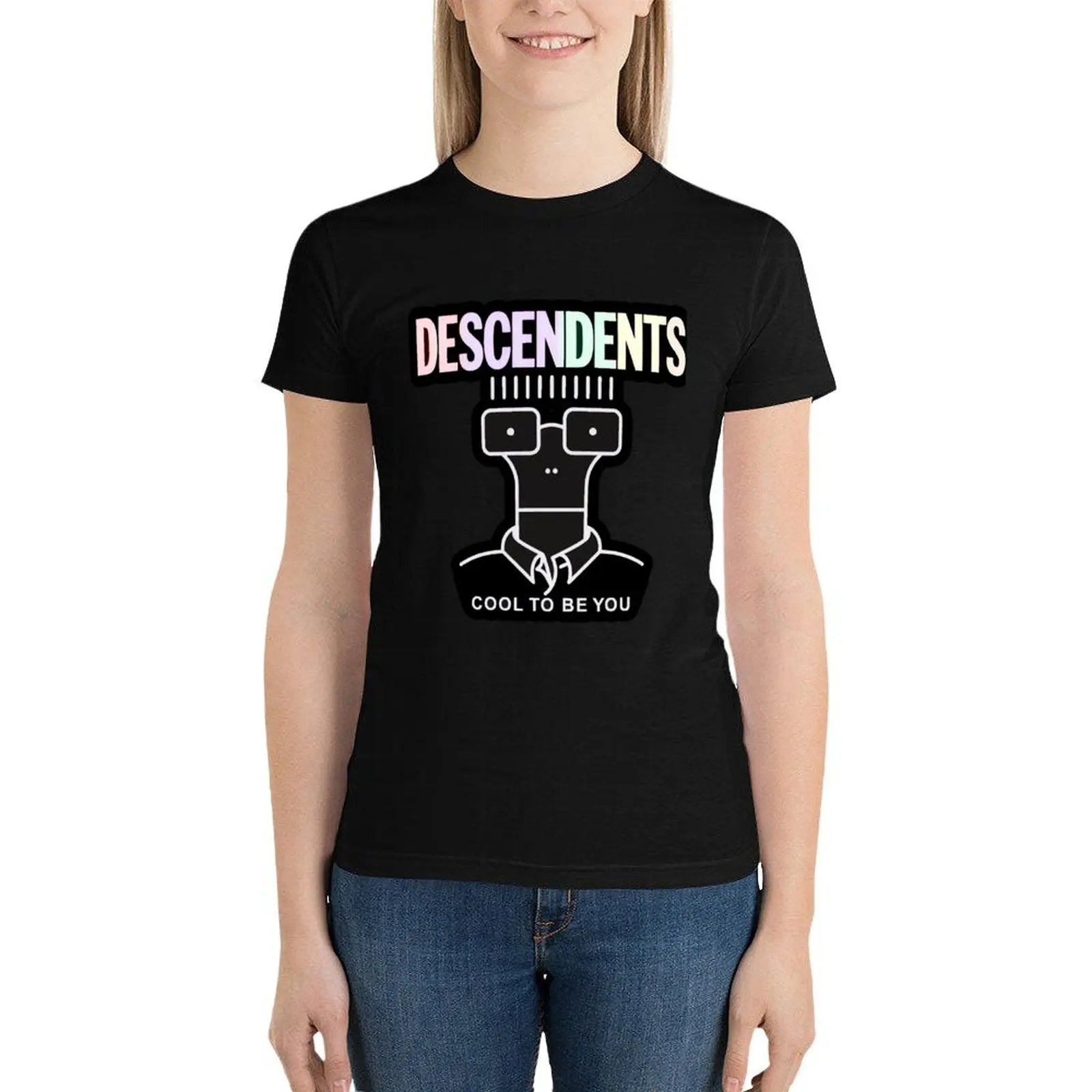 

Descendents T-Shirt shirts graphic tees Female clothing summer top black t-shirts for Women