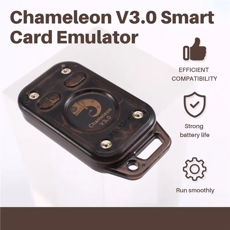 A98Z Chameleon V3.0 Smart Card Emulator 125Khz 13.56Mhz RFID Smart Chip Reader ID IC Tag Copyer Copier Read Write Functional