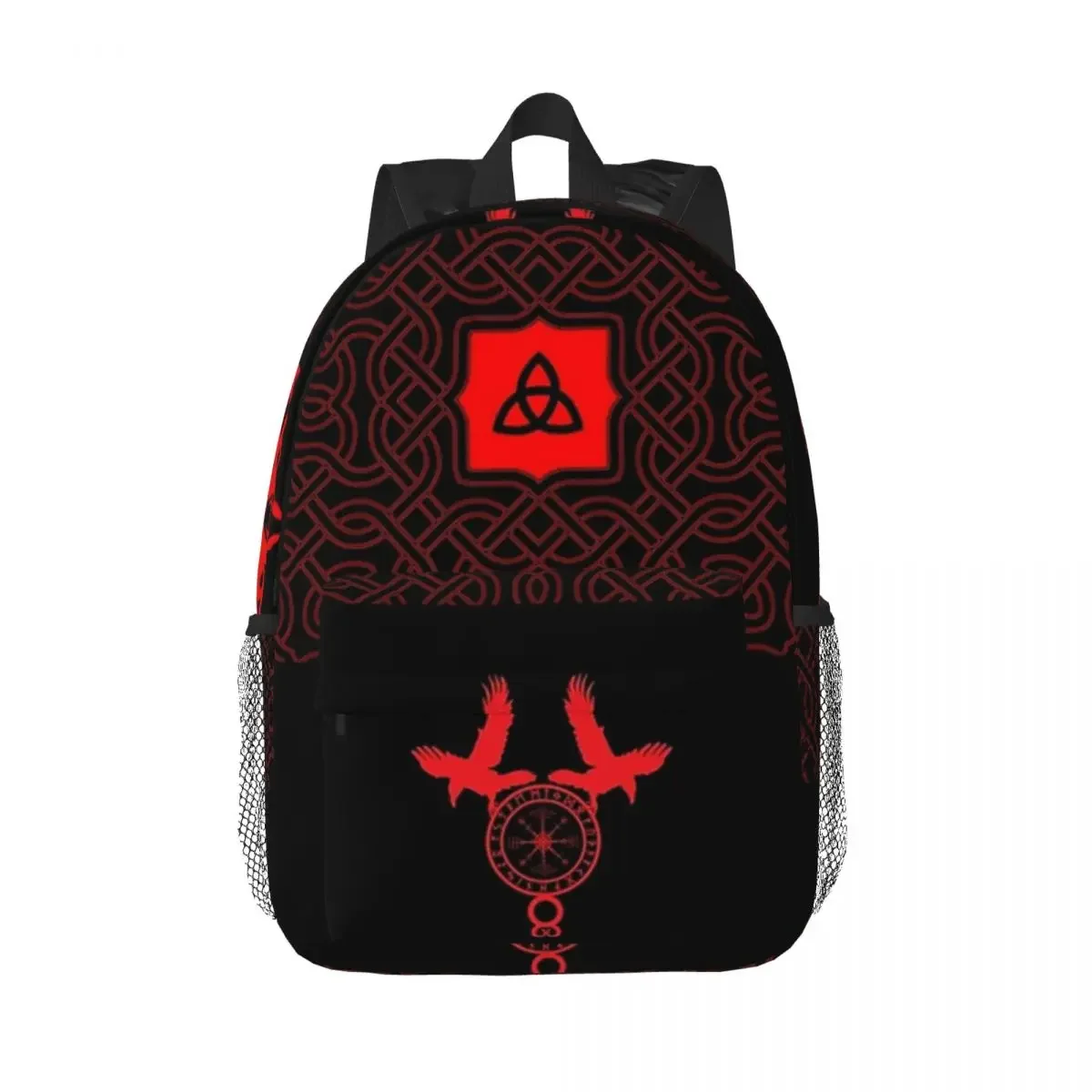 Veldismagn Huginn And Muninn (Variant III) Backpack Boys Girls Bookbag Cartoon Children School Bags Travel Rucksack Shoulder Bag