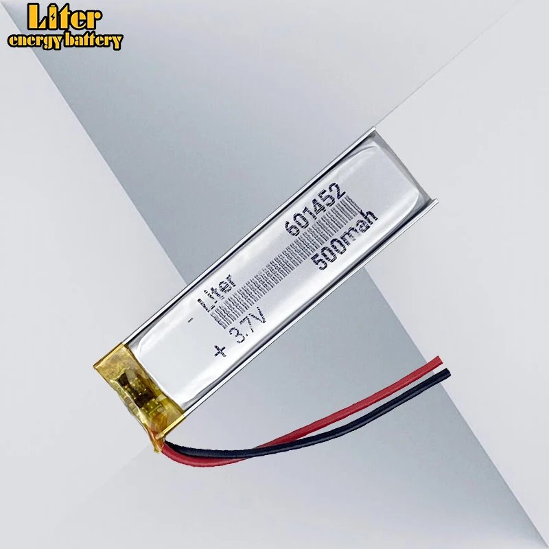 Полимерный литиевый аккумулятор 3.7V 601235 300mAh, 601452 500mAh, 601520 150mAh, 601535 280mAh, 601646 450mAh