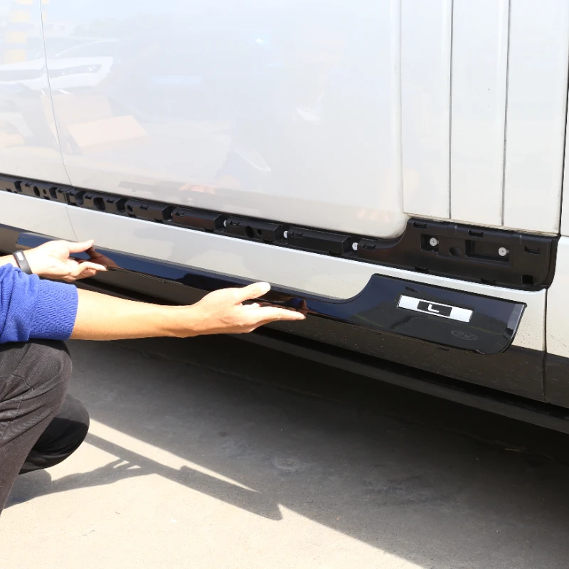 

Suetlcoity For Land Rover Range Rover Vogue L405 2013-2022 ABS Black Car Door Side Body Molding Kit Trim Car Accessories